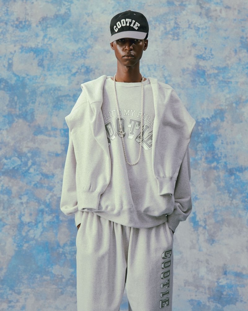 画像3: COOTIE PRODUCTIONS/Open End Yarn Print Sweat Crew（Oatmeal）［スウェットクルー-24春夏］