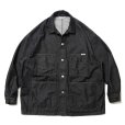 画像1: COOTIE PRODUCTIONS/Denim Coverall（Black One Wash）［デニムカバーオール-24春夏］ (1)