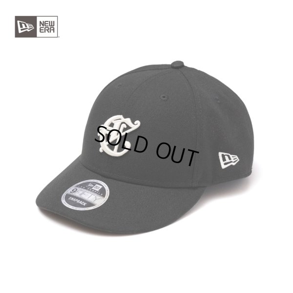 画像1: CALEE/× NEWERA CAL LOGO BASEBALL CAP ＜LIMITED＞（Black）［B.Bキャップ-24春夏］