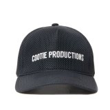 COOTIE PRODUCTIONS/Puff Mesh 5 Panel Cap（Black）［パフメッシュキャップ-24春夏］