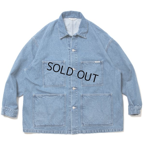 画像1: COOTIE PRODUCTIONS/Denim Coverall（Indigo Hard Wash）［デニムカバーオール-24春夏］