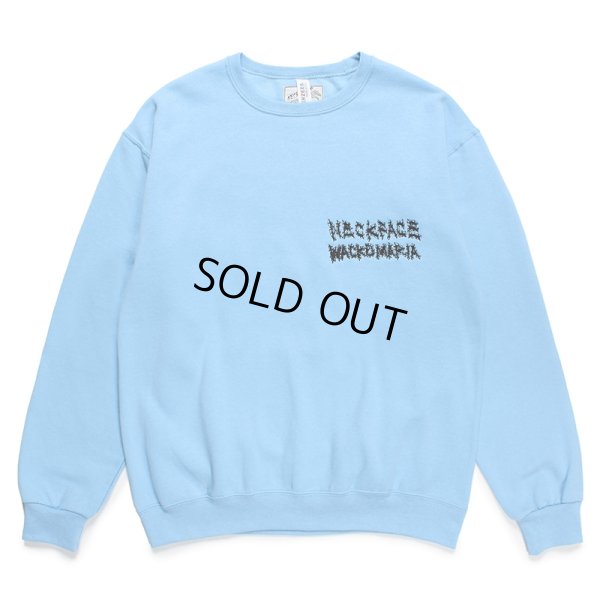 画像2: WACKO MARIA/NECKFACE / SWEAT SHIRT（BLUE）［クルーネックスウェット-24春夏］