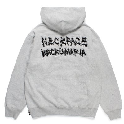 画像2: WACKO MARIA/NECKFACE / HEAVY WEIGHT HOODED SWEAT SHIRT（GRAY）［プルオーバーパーカー-24春夏］