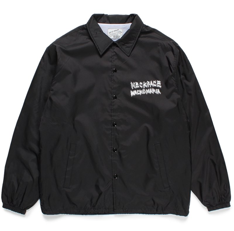 画像1: WACKO MARIA/NECKFACE / COACH JACKET（BLACK）［コーチJKT-24春夏］