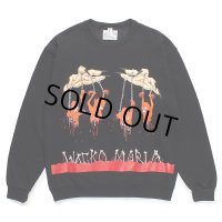 WACKO MARIA/NECKFACE / SWEAT SHIRT（BLACK）［クルーネックスウェット-24春夏］
