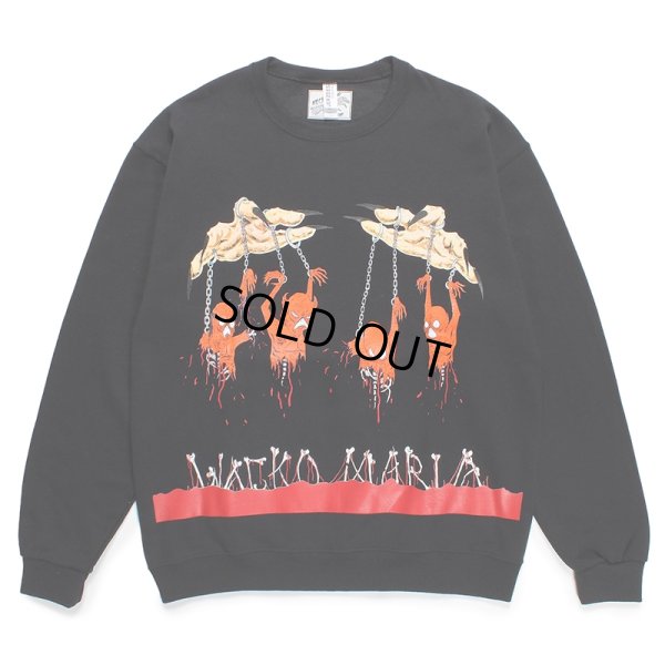 画像1: WACKO MARIA/NECKFACE / SWEAT SHIRT（BLACK）［クルーネックスウェット-24春夏］