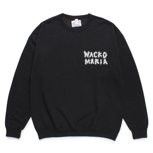 他の写真1: WACKO MARIA/NECKFACE / SWEAT SHIRT（BLACK）［クルーネックスウェット-24春夏］