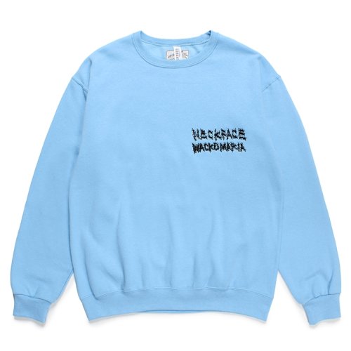 他の写真1: WACKO MARIA/NECKFACE / SWEAT SHIRT（BLUE）［クルーネックスウェット-24春夏］