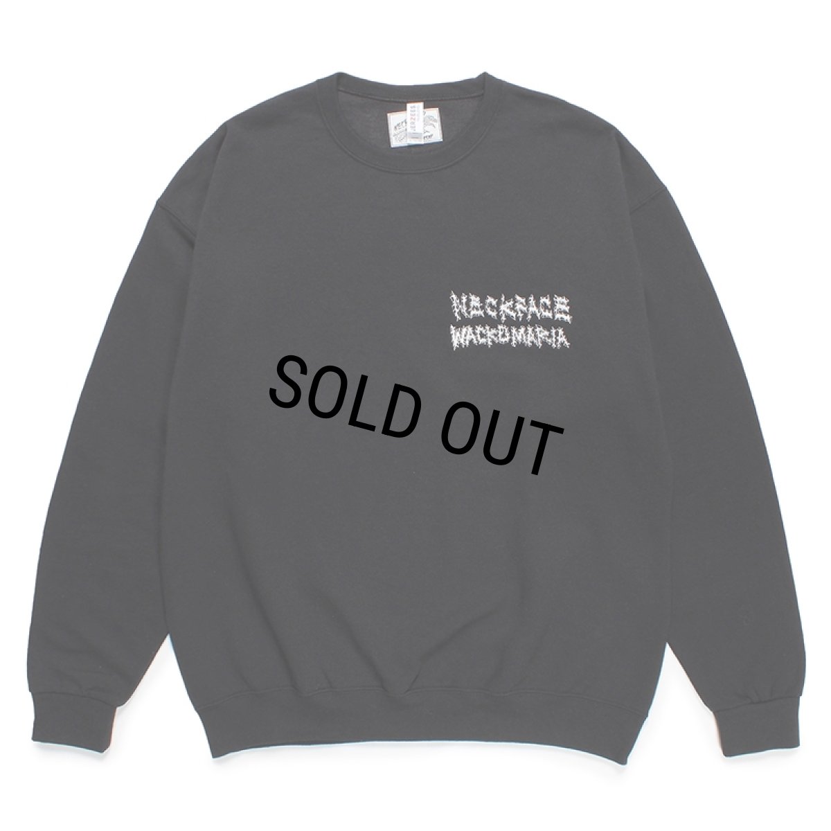 画像2: WACKO MARIA/NECKFACE / SWEAT SHIRT（BLACK）［クルーネックスウェット-24春夏］ (2)