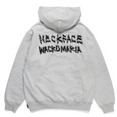 画像1: WACKO MARIA/NECKFACE / HEAVY WEIGHT HOODED SWEAT SHIRT（GRAY）［プルオーバーパーカー-24春夏］ (1)
