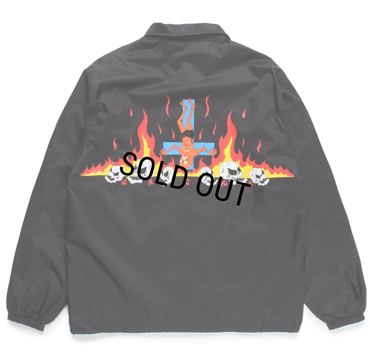 画像1: WACKO MARIA/NECKFACE / COACH JACKET（BLACK）［コーチJKT-24春夏］ (1)