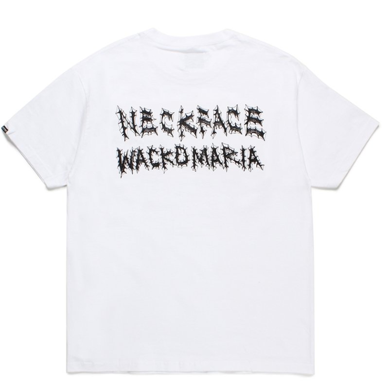 画像2: WACKO MARIA/NECKFACE / T-SHIRT（WHITE）［プリントT-24春夏］