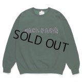 WACKO MARIA/NECKFACE / SWEAT SHIRT（GREEN）［クルーネックスウェット-24春夏］