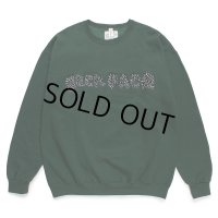 WACKO MARIA/NECKFACE / SWEAT SHIRT（GREEN）［クルーネックスウェット-24春夏］