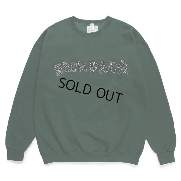 画像1: WACKO MARIA/NECKFACE / SWEAT SHIRT（GREEN）［クルーネックスウェット-24春夏］