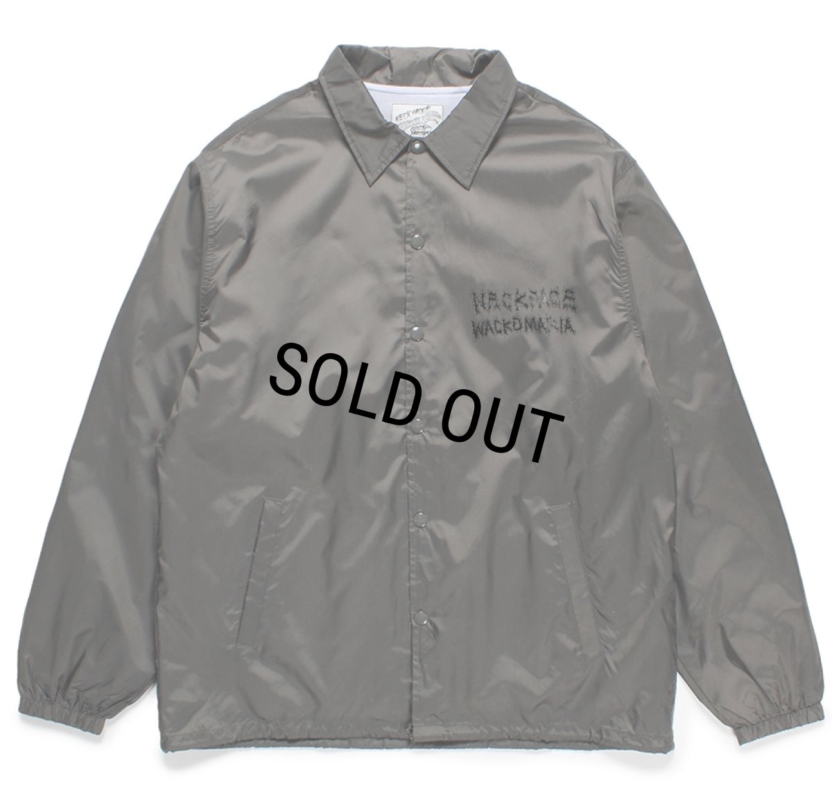 画像2: WACKO MARIA/NECKFACE / COACH JACKET（GRAY）［コーチJKT-24春夏］ (2)
