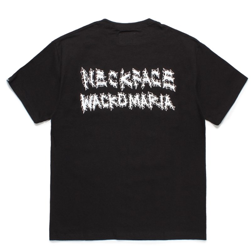 画像2: WACKO MARIA/NECKFACE / T-SHIRT（BLACK）［プリントT-24春夏］