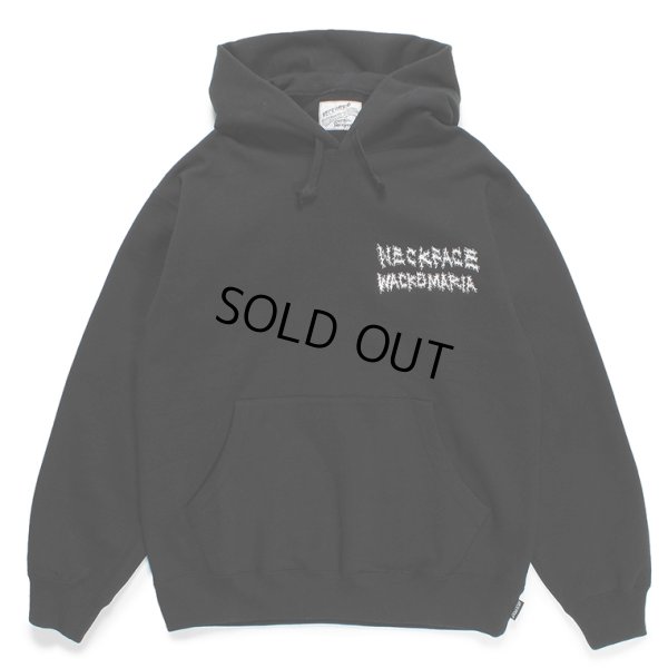 画像2: WACKO MARIA/NECKFACE / HEAVY WEIGHT HOODED SWEAT SHIRT（BLACK）［プルオーバーパーカー-24春夏］