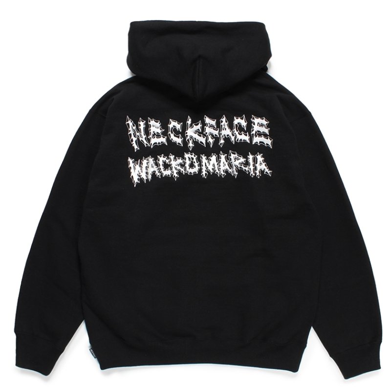 画像2: WACKO MARIA/NECKFACE / HEAVY WEIGHT HOODED SWEAT SHIRT（BLACK）［プルオーバーパーカー-24春夏］