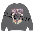 WACKO MARIA/NECKFACE / SWEAT SHIRT（BLACK）［クルーネックスウェット-24春夏］