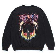 画像1: WACKO MARIA/NECKFACE / SWEAT SHIRT（BLACK）［クルーネックスウェット-24春夏］ (1)