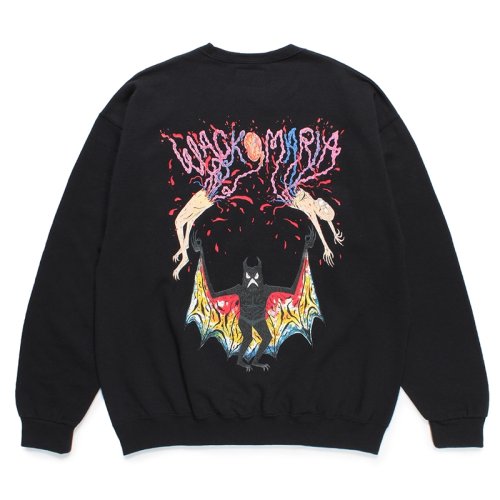 他の写真2: WACKO MARIA/NECKFACE / SWEAT SHIRT（BLACK）［クルーネックスウェット-24春夏］