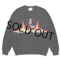 WACKO MARIA/NECKFACE / SWEAT SHIRT（BLACK）［クルーネックスウェット-24春夏］