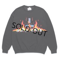WACKO MARIA/NECKFACE / SWEAT SHIRT（BLACK）［クルーネックスウェット-24春夏］