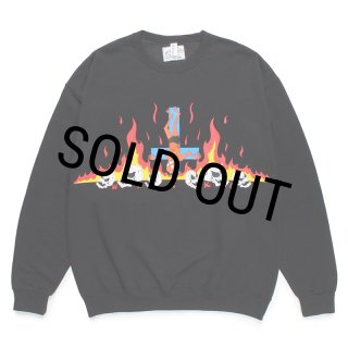 WACKO MARIA/NECKFACE / SWEAT SHIRT（BLACK）［クルーネック