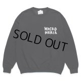 WACKO MARIA/NECKFACE / SWEAT SHIRT（BLACK）［クルーネックスウェット-24春夏］