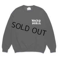 WACKO MARIA/NECKFACE / SWEAT SHIRT（BLACK）［クルーネックスウェット-24春夏］