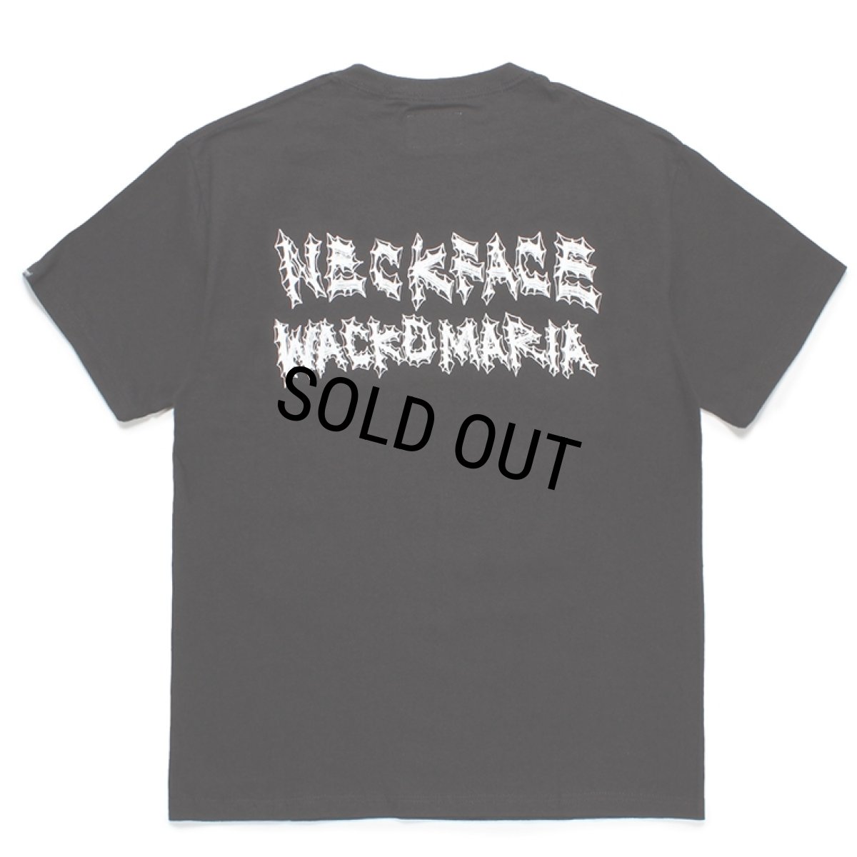 画像1: WACKO MARIA/NECKFACE / T-SHIRT（BLACK）［プリントT-24春夏］ (1)