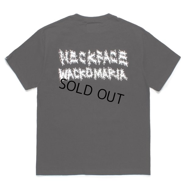 画像1: WACKO MARIA/NECKFACE / T-SHIRT（BLACK）［プリントT-24春夏］