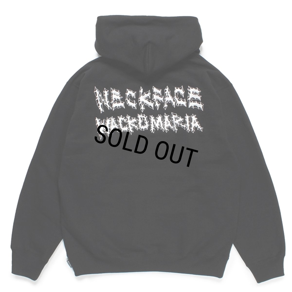 画像1: WACKO MARIA/NECKFACE / HEAVY WEIGHT HOODED SWEAT SHIRT（BLACK）［プルオーバーパーカー-24春夏］ (1)