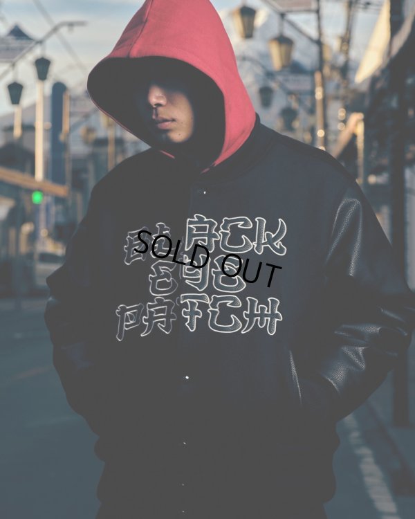画像3: BlackEyePatch/KANJI LOGO HWC LABEL VARSITY JACKET（BLACK）
