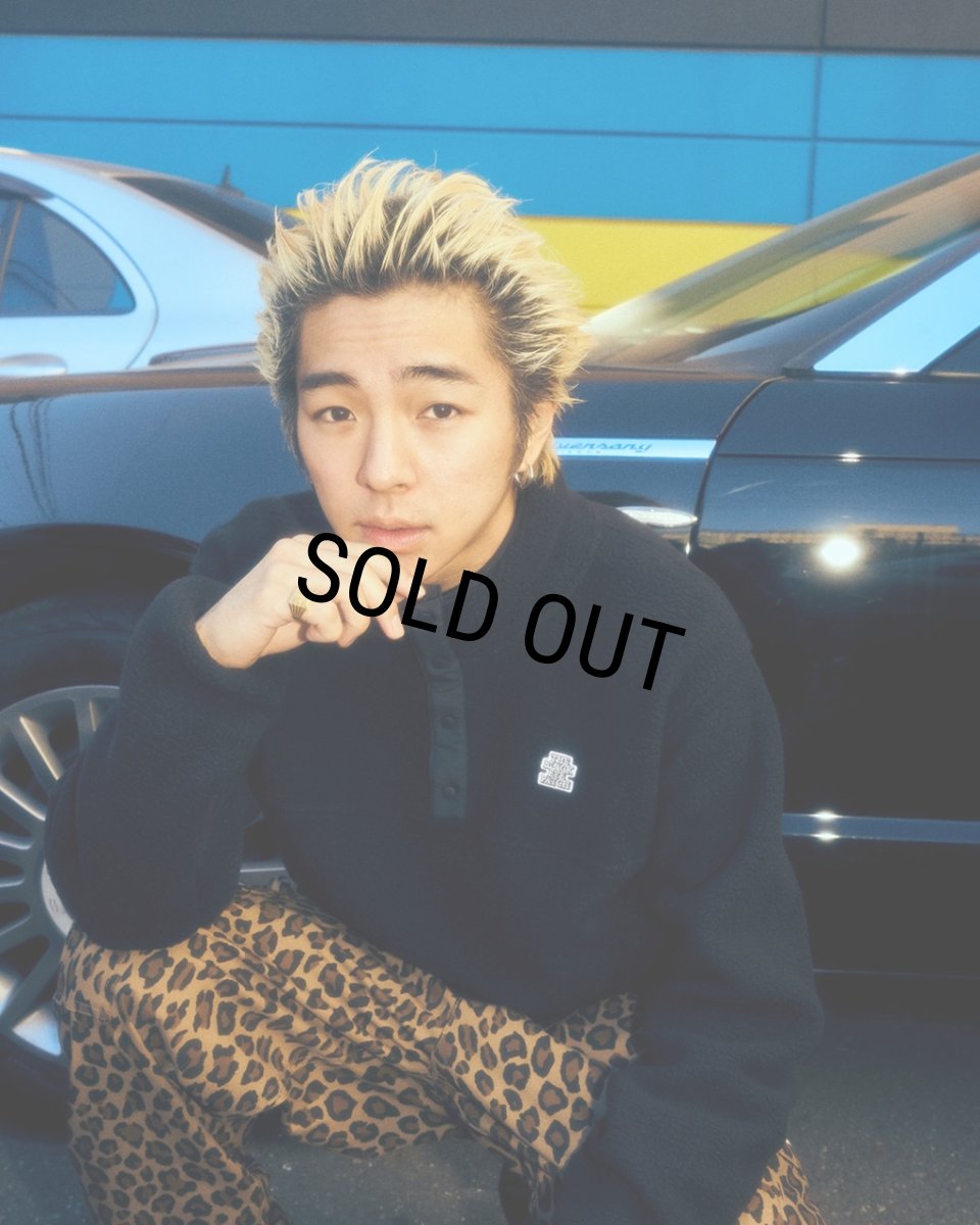 画像3: BlackEyePatch/SMALL OG LABEL FLEECE PULLOVER（OLIVE） (3)