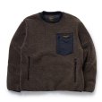 画像1: 【30%OFF】RATS/CREW NECK FLEECE（BROWN）［クルーネックフリース-23秋冬］ (1)