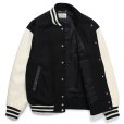 画像3: WACKO MARIA/LEATHER VARSITY JACKET（BLACK）［レザーヴァーシティJKT-24春夏］