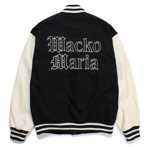 他の写真2: WACKO MARIA/LEATHER VARSITY JACKET（BLACK）［レザーヴァーシティJKT-24春夏］