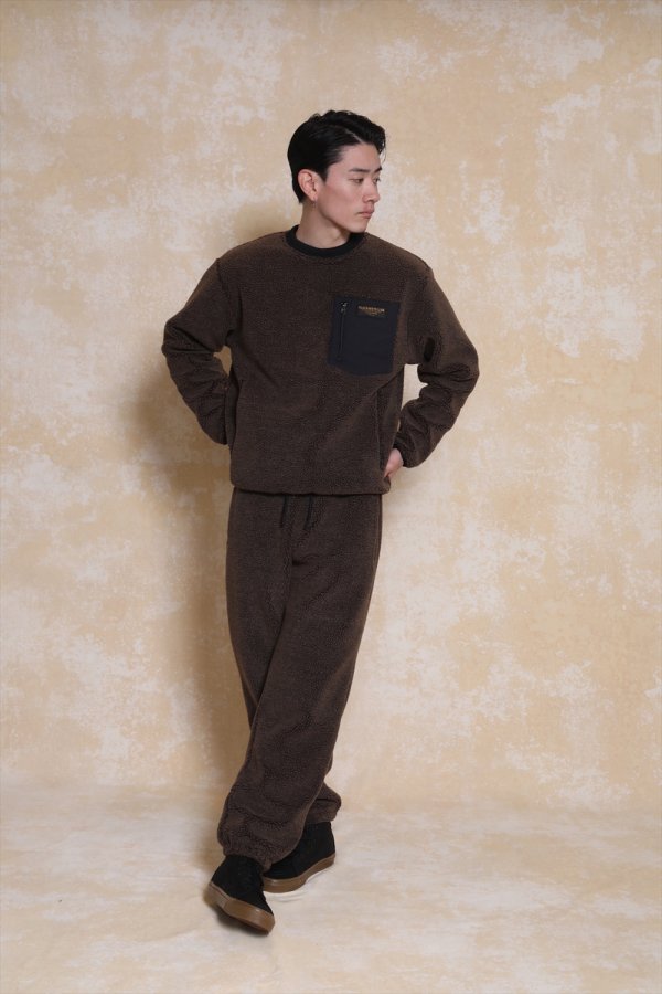 画像2: 【30%OFF】RATS/CREW NECK FLEECE（CHARCOAL）［クルーネックフリース-23秋冬］