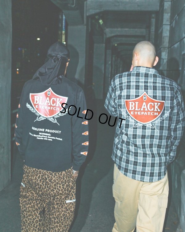 画像4: BlackEyePatch/SWEET CIGAR QUILTED FLANNEL SHIRT（BLACK）