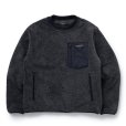画像1: 【30%OFF】RATS/CREW NECK FLEECE（CHARCOAL）［クルーネックフリース-23秋冬］ (1)