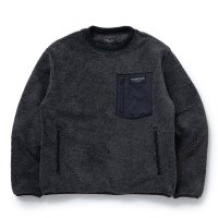 【30%OFF】RATS/CREW NECK FLEECE（CHARCOAL）［クルーネックフリース-23秋冬］