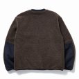 画像2: 【30%OFF】RATS/CREW NECK FLEECE（BROWN）［クルーネックフリース-23秋冬］ (2)