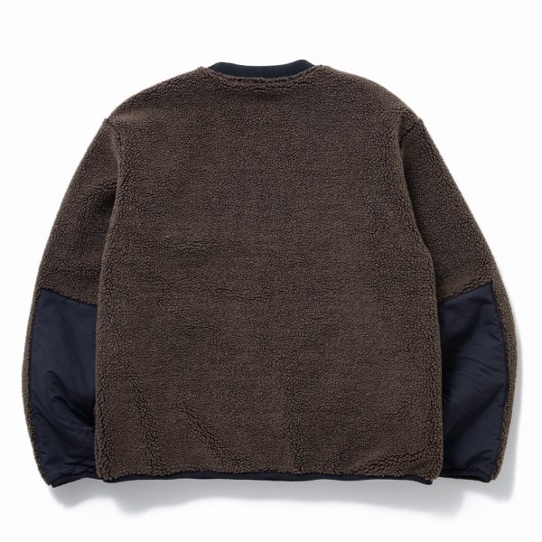 画像2: 【30%OFF】RATS/CREW NECK FLEECE（BROWN）［クルーネックフリース-23秋冬］