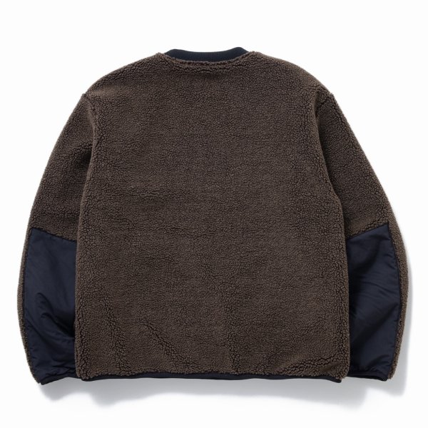 画像2: RATS/CREW NECK FLEECE（BROWN）［クルーネックフリース-23秋冬］