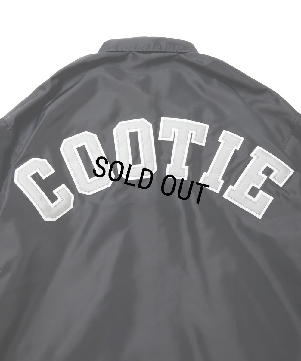 画像4: COOTIE PRODUCTIONS/Nylon Coach Jacket（Black）［ナイロンコーチJKT-24春夏］ (4)