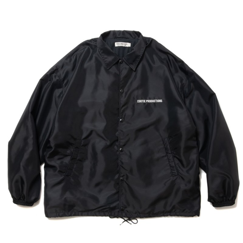 画像1: COOTIE PRODUCTIONS/Nylon Coach Jacket（Black）［ナイロンコーチJKT-24春夏］