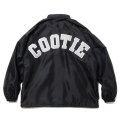 COOTIE PRODUCTIONS/Nylon Coach Jacket（Black）［ナイロンコーチJKT-24春夏］