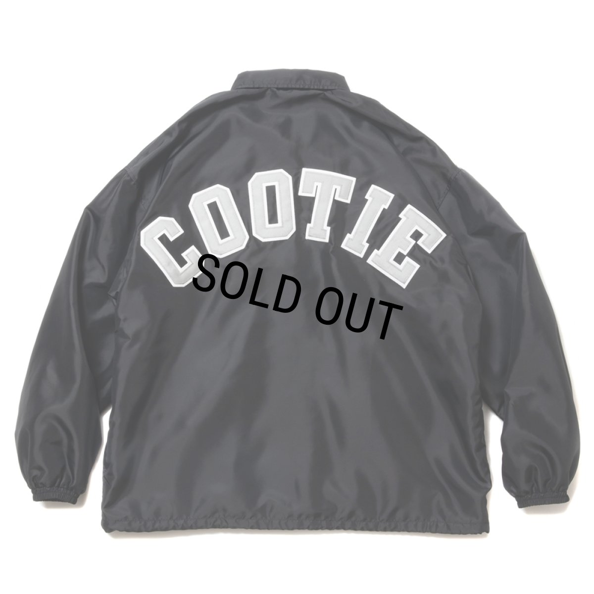 画像1: COOTIE PRODUCTIONS/Nylon Coach Jacket（Black）［ナイロンコーチJKT-24春夏］ (1)